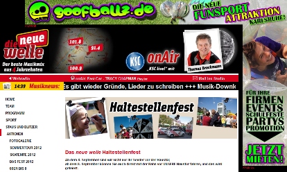 Die Neue Welle Karlsruhe - Goofballz - Haltestellenfest